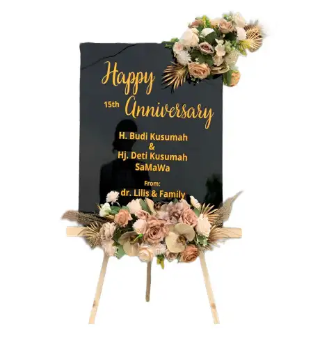 Papan Bunga Akrilik Pengabean