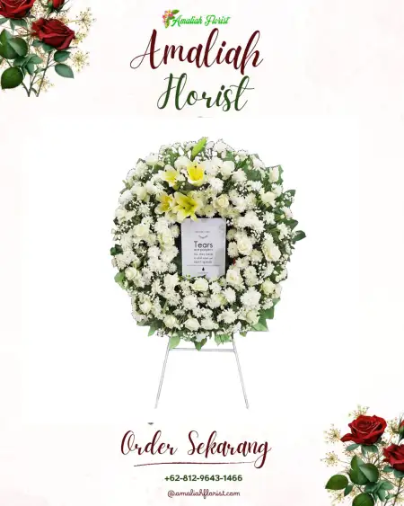 Krans Bunga Duka Pengabean